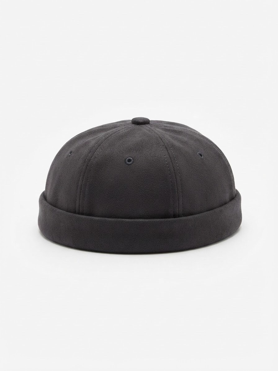 Grossiste Lili à la plage - Bonnet Docker - Bonnet pêcheur en noir