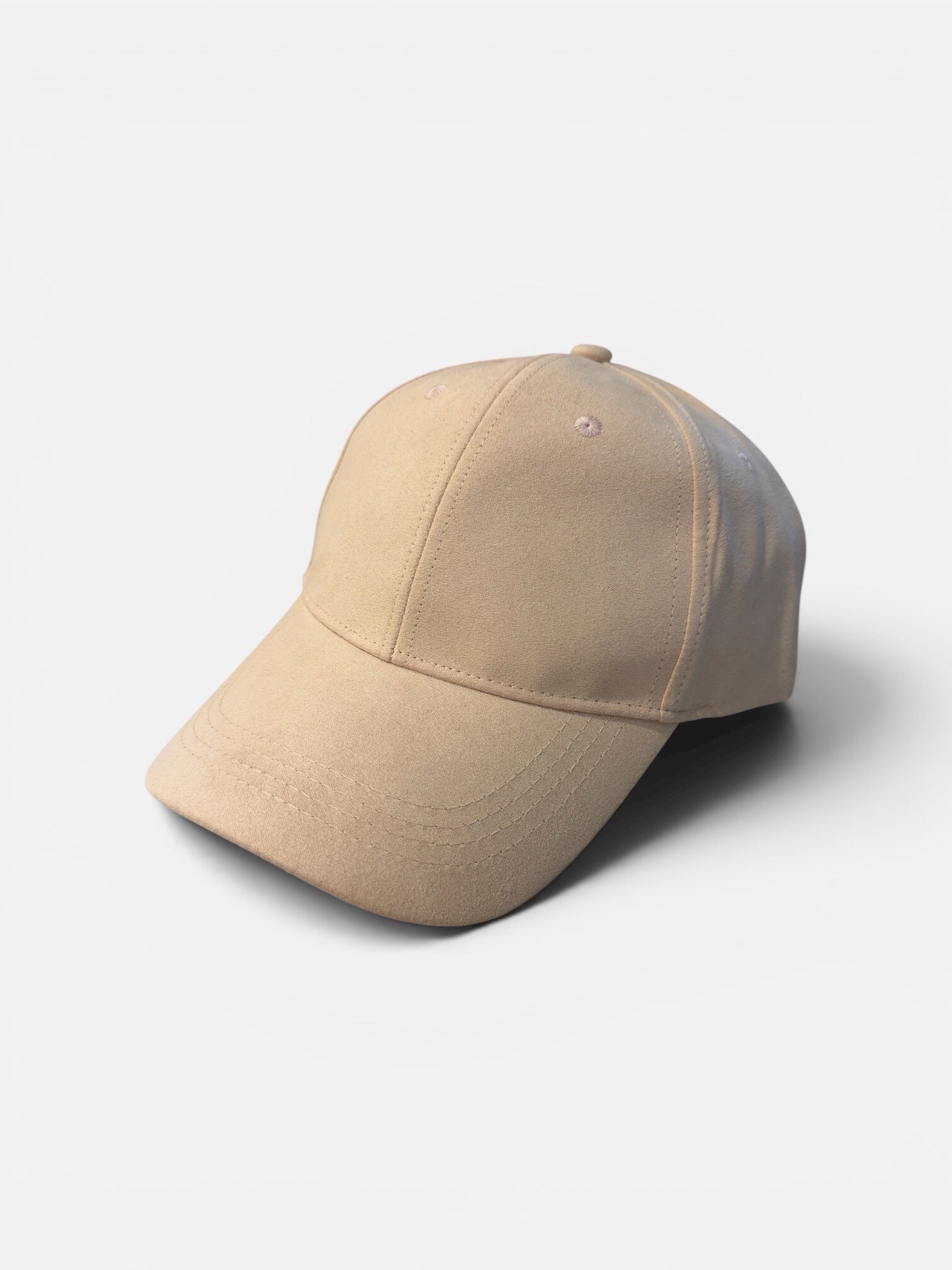 Grossiste Lili à la plage - Casquette uni velours beige