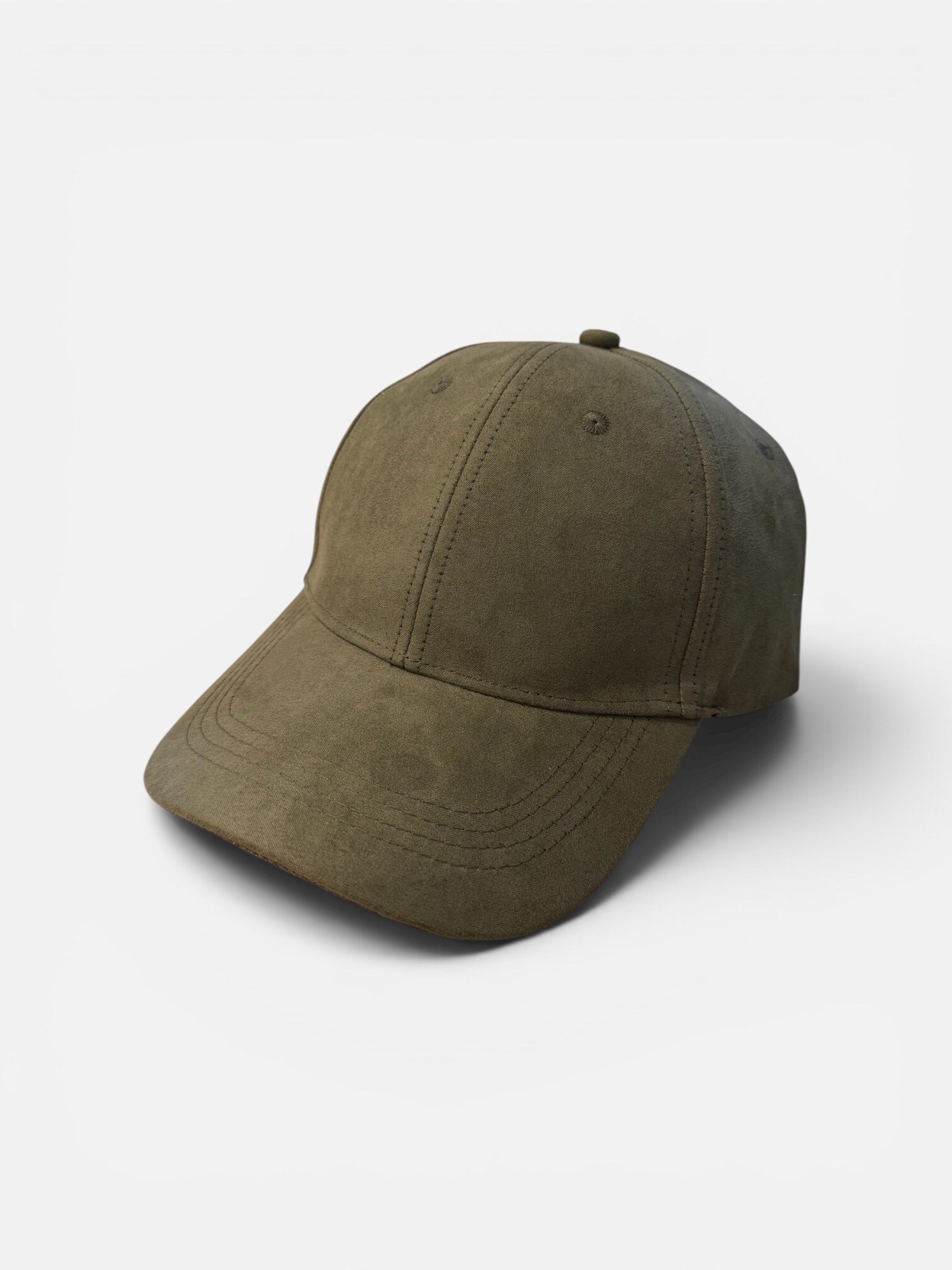 Grossiste Lili à la plage - Casquette uni velours kaki