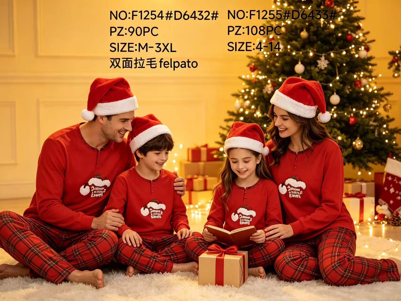 Großhändler LiLi & Zoe - HERREN-WEIHNACHTS-PYJAMA-SET D6432