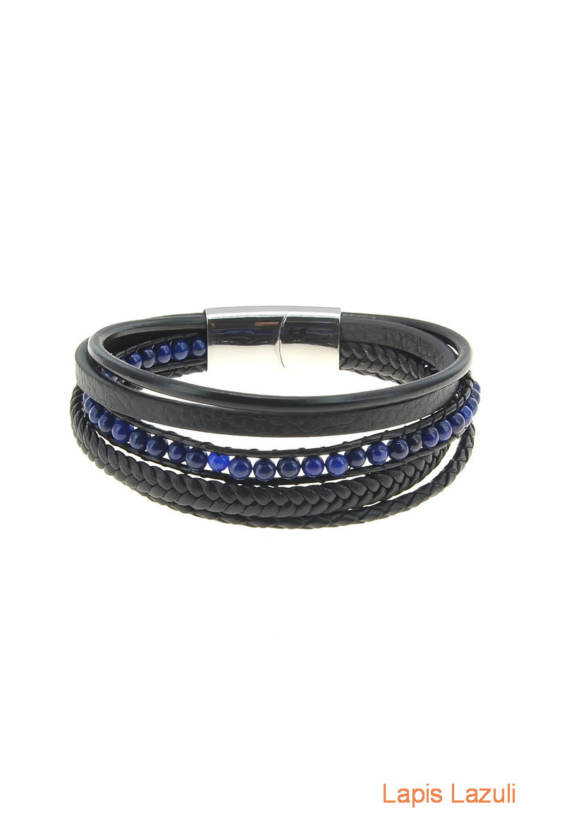 Grossiste LILY CONTI - Bracelet--homme-pierres