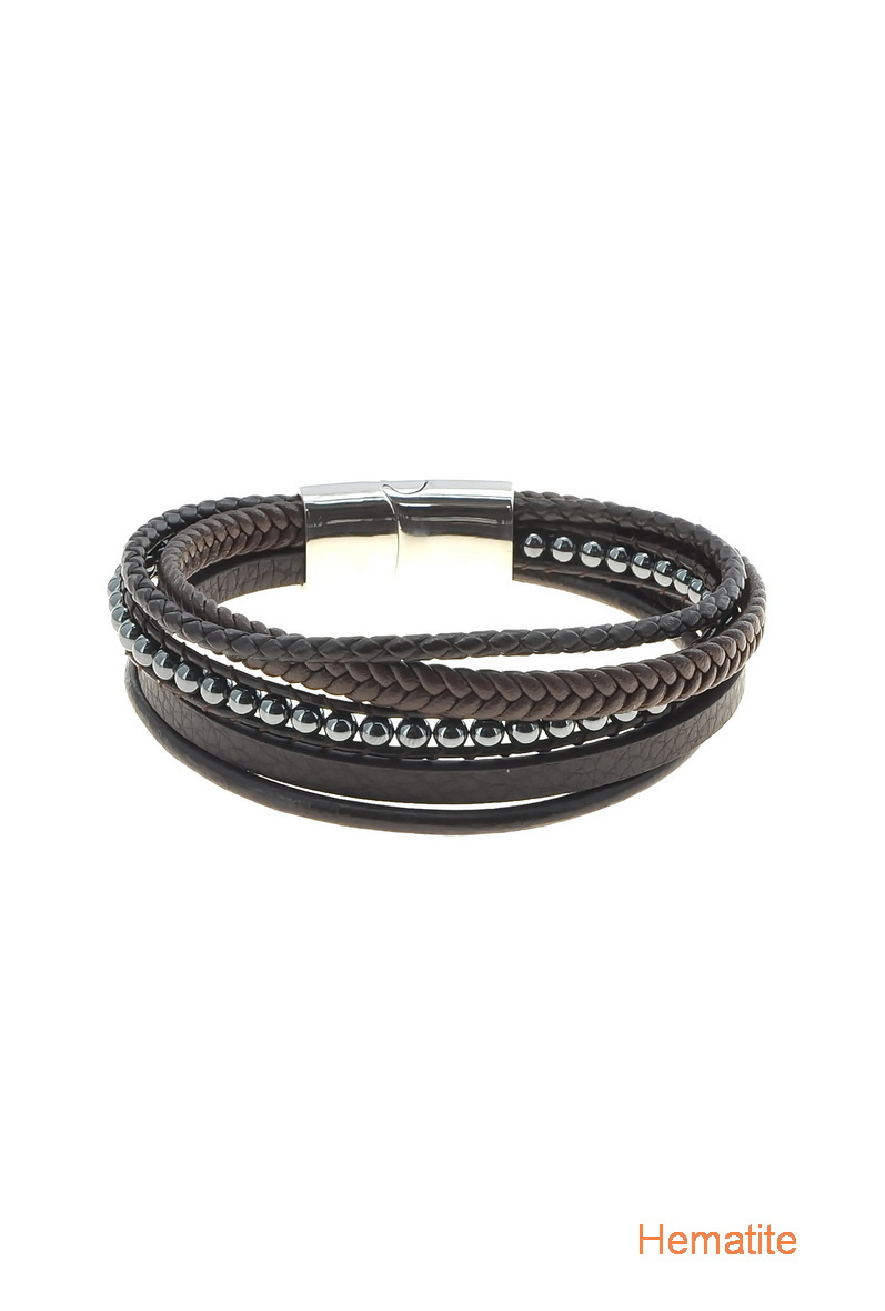 Grossiste LILY CONTI - Bracelet--homme-pierres