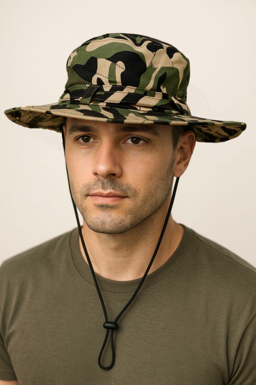 Wholesaler LINETA - HKZ-003 Safari Hat camouflage-1