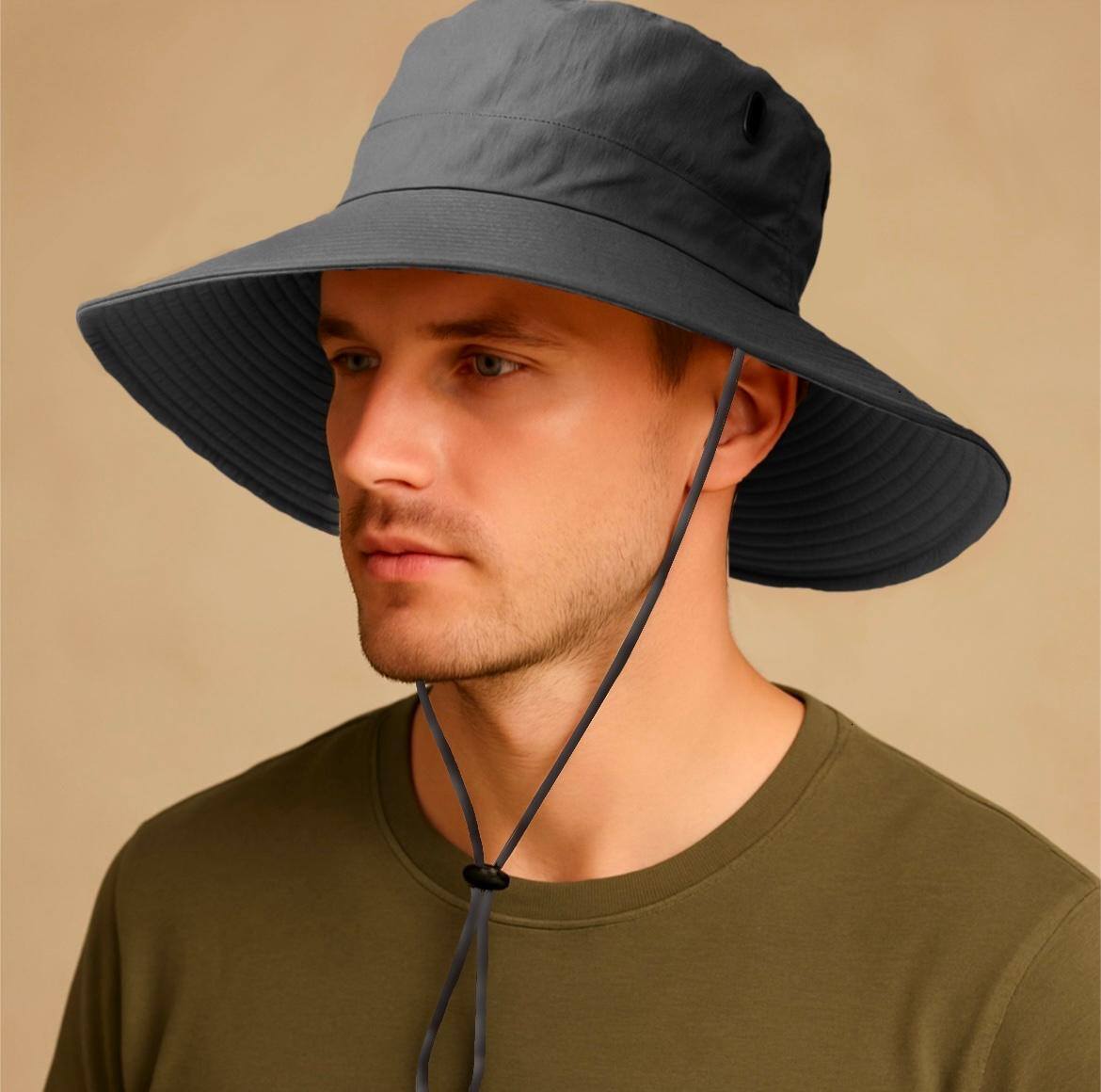 Wholesaler LINETA - HKZ-003 Safari Hat Gray