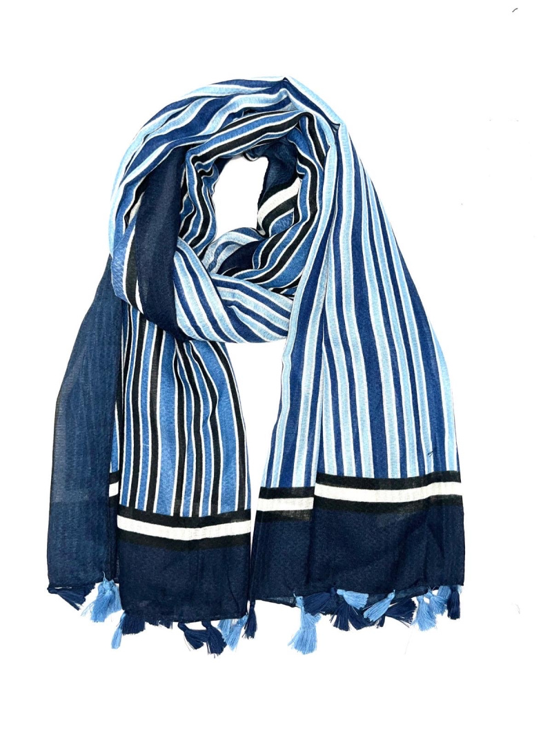 Wholesaler LINETA - Bicolor Stripe Scarves