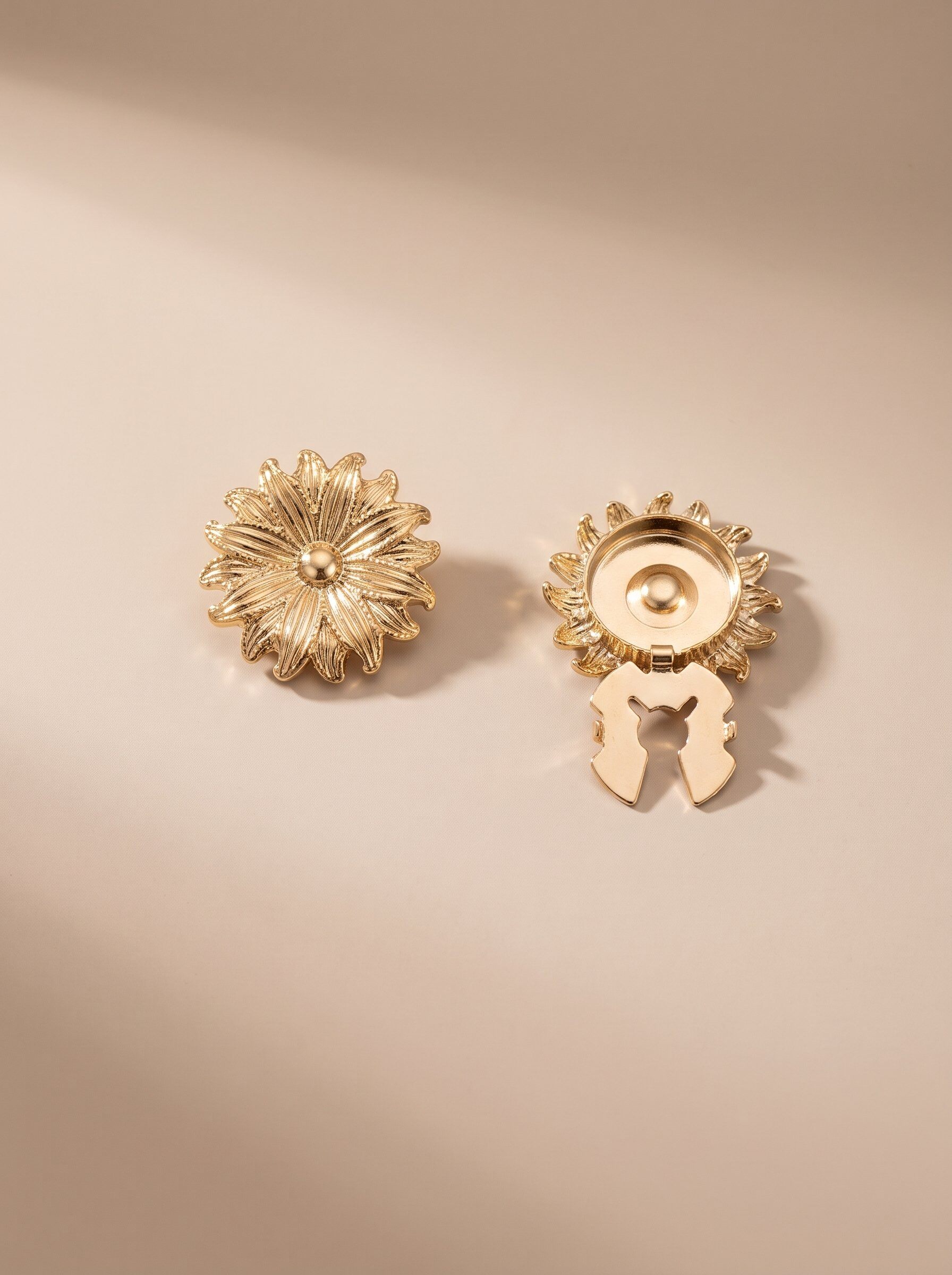 Grossiste LOLO & YAYA - Bouton de manchette Spirale Solaire