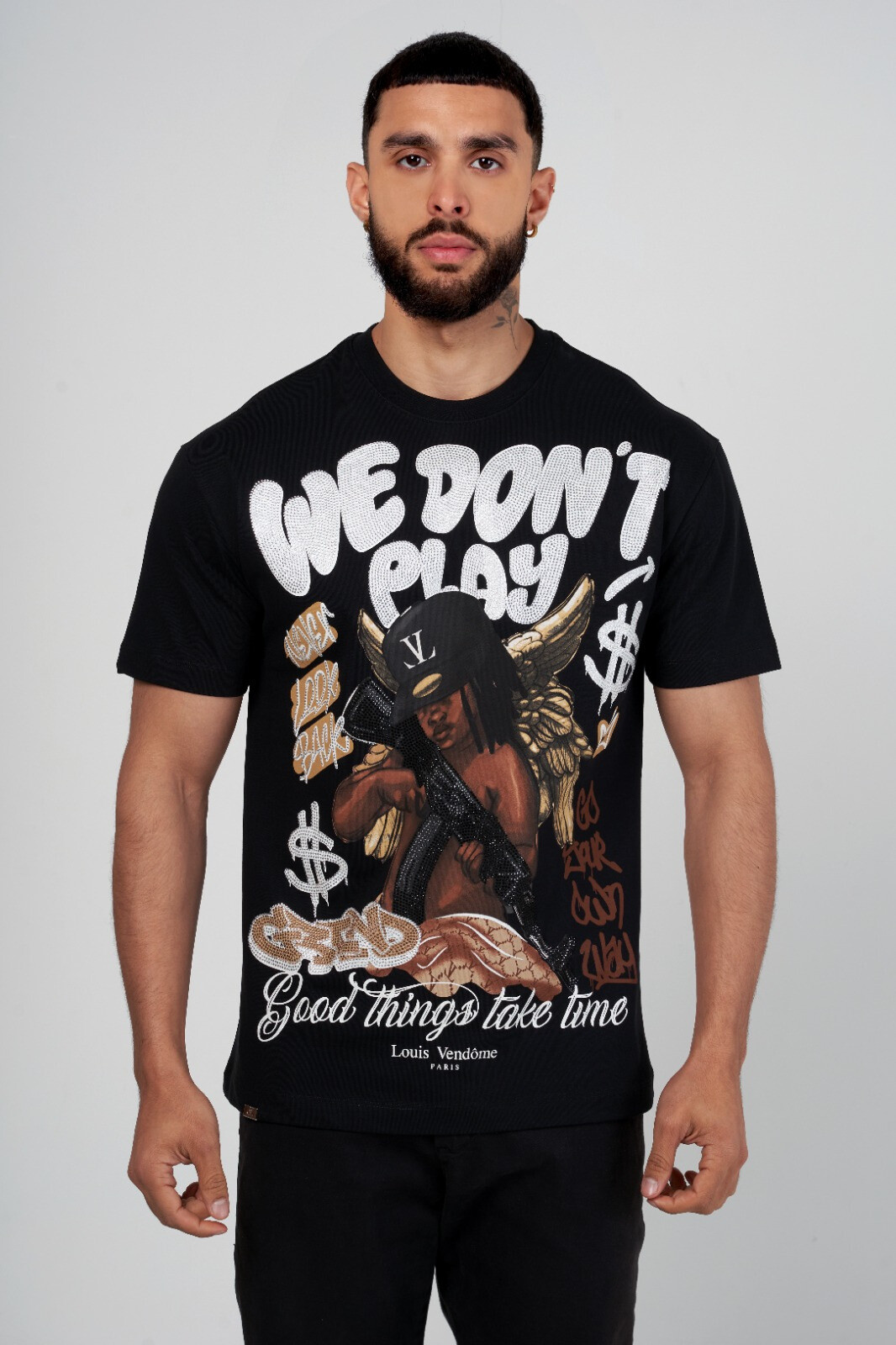 Großhändler Louis Vendôme Paris - Herren -T -Shirt
