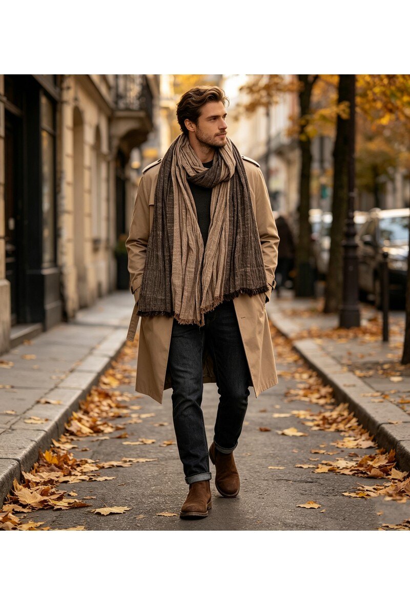 Grossiste LX Moda - Echarpe automne/hiver pour homme - WRS-103
