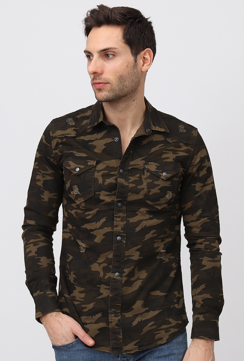 Wholesaler Lysande - Army shirt