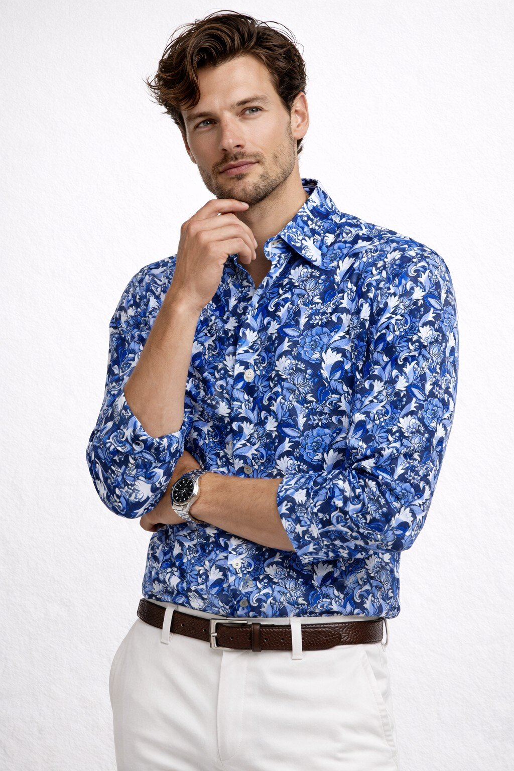 Großhändler Lysande - Elegantes Blumenshirt