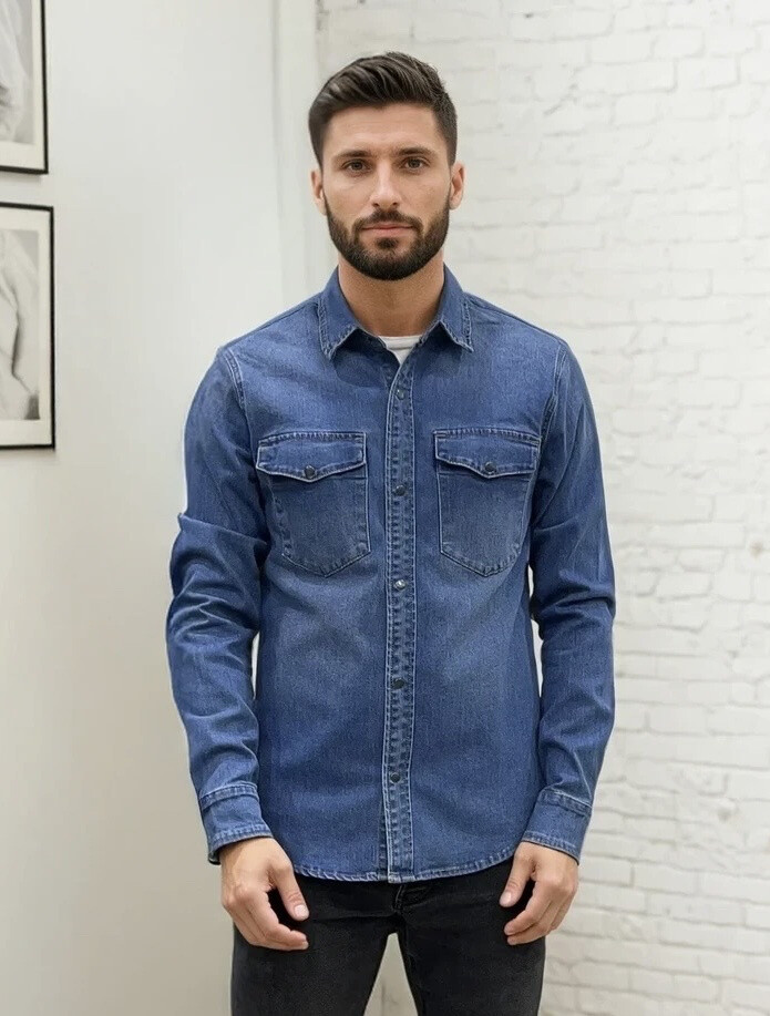 Wholesaler Lysande - Elastane comfort jeans shirt