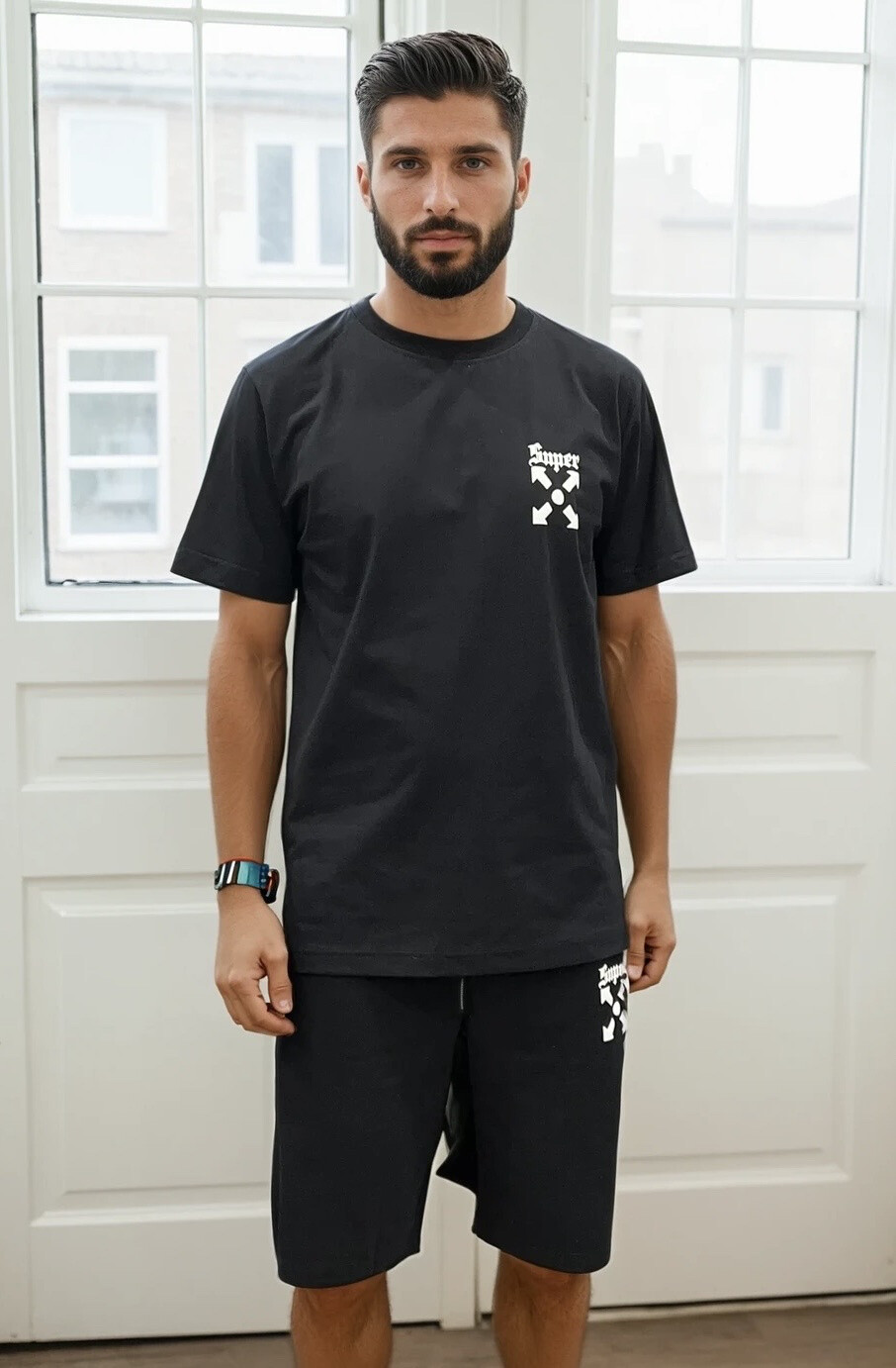 Grossista Lysande - T-shirt corta in cotone 100%