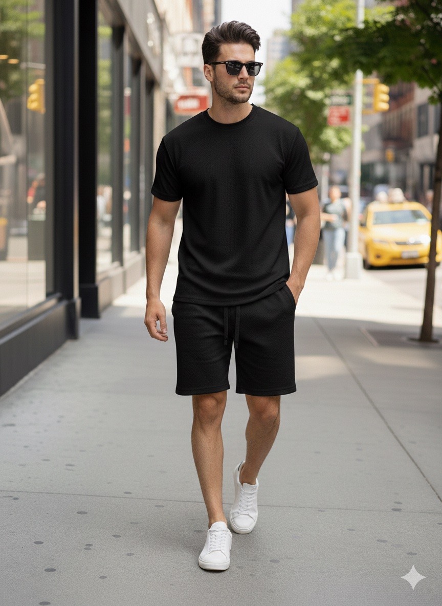 Grossiste Lysande - Ensemble t-shirt short avec motif