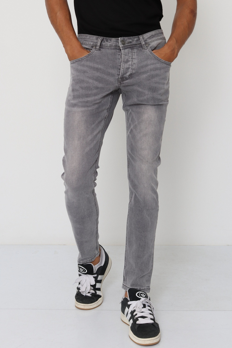 Wholesaler Lysande - Light gray washed jeans