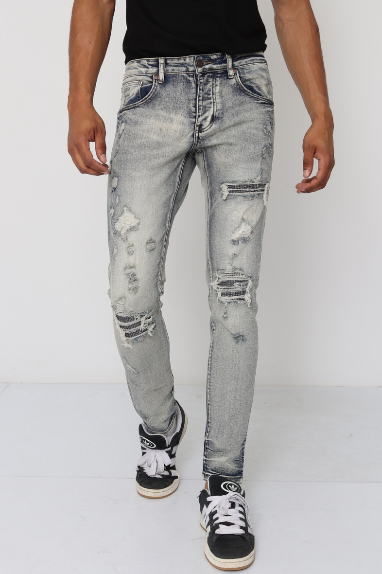 Großhändler Lysande - Zerstörte, gewaschene Jeans