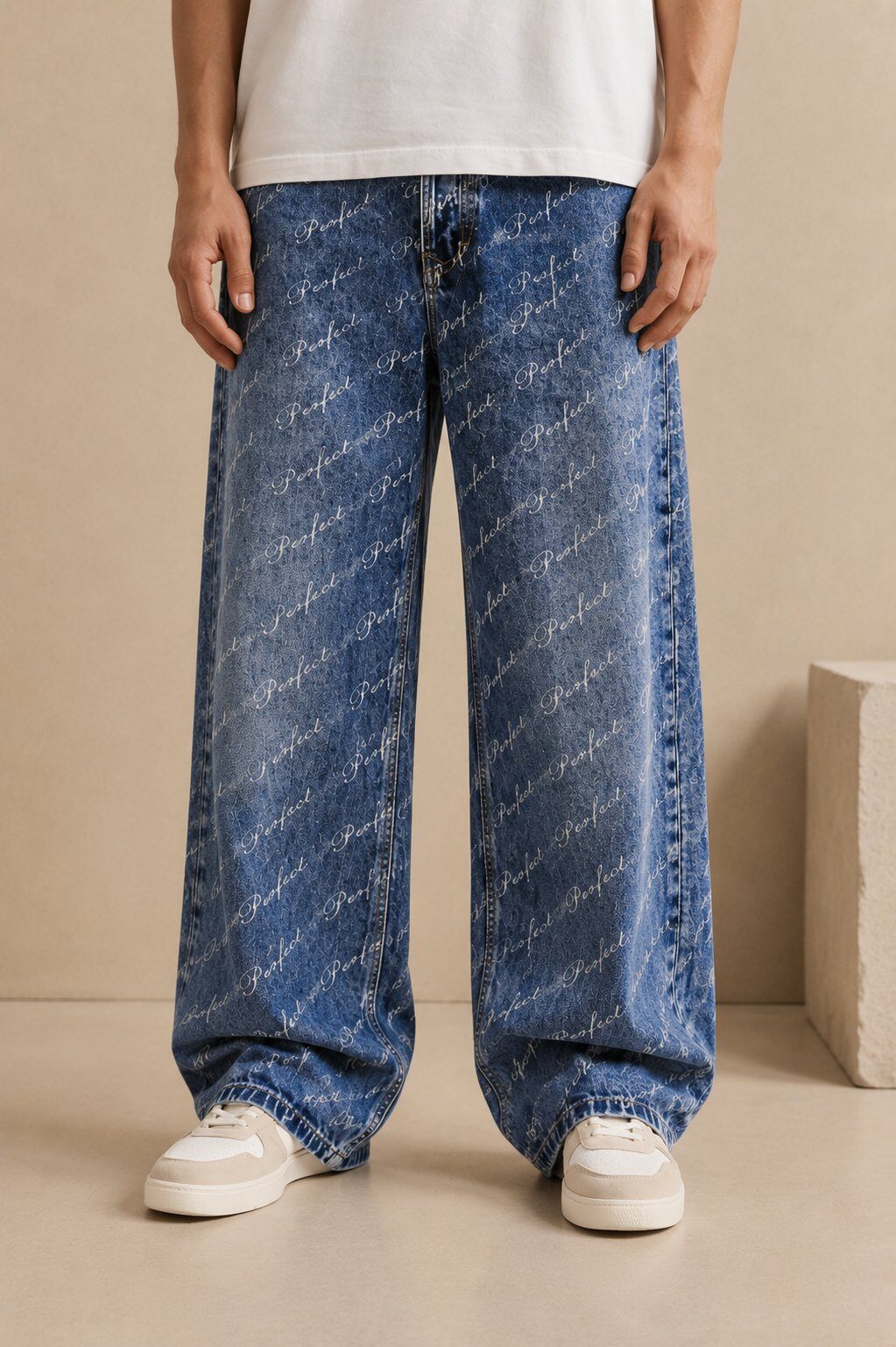 Großhändler Lysande - Monogramm Straight-Leg Jeans