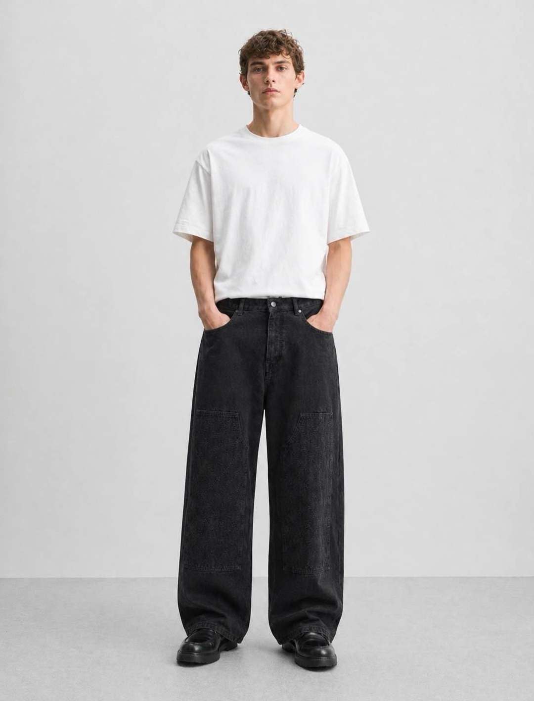 Großhändler Lysande - Gerade Patchwork-Jeans