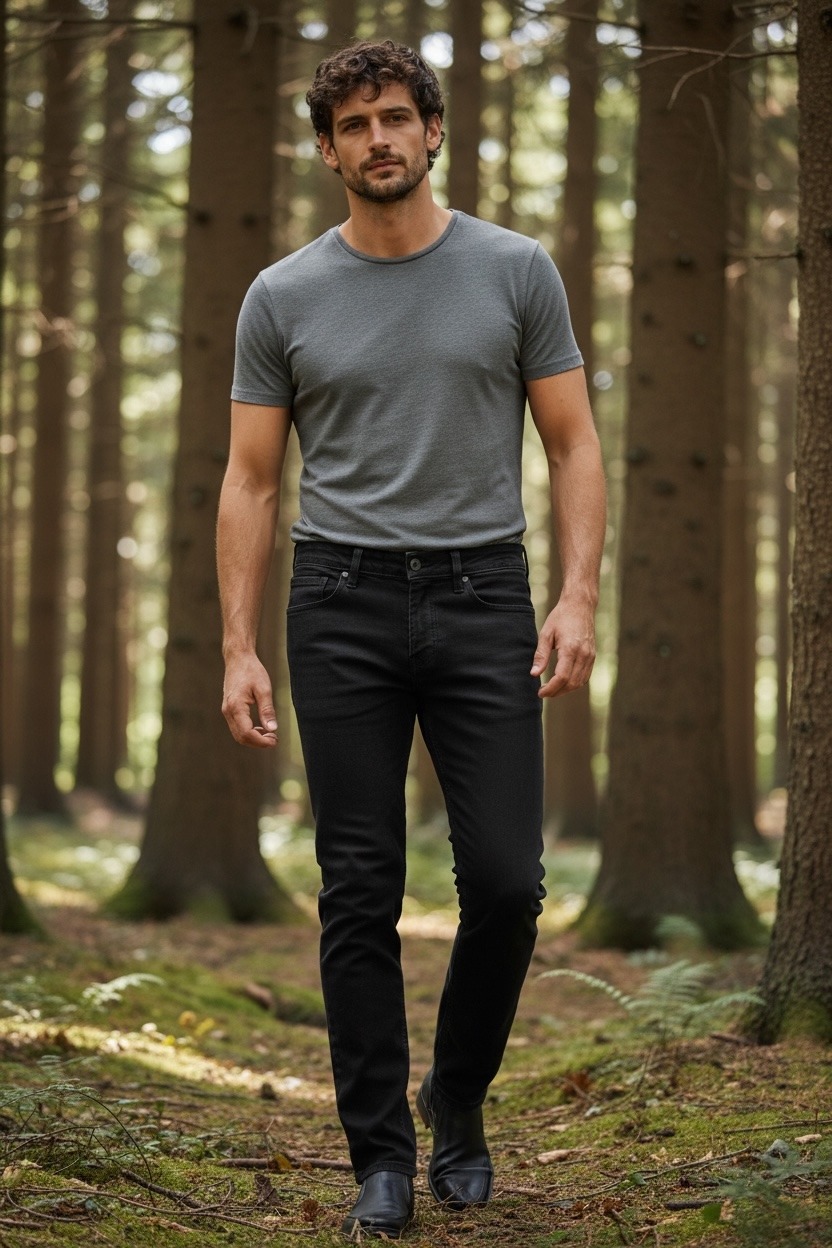 Großhändler Lysande - SCHWARZE JEANS