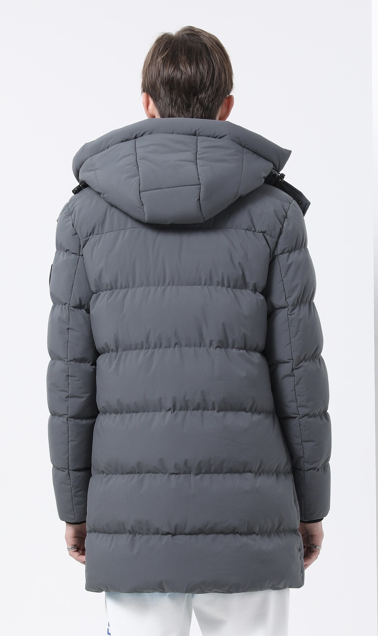 parka grise - Gris - 3 - grand format