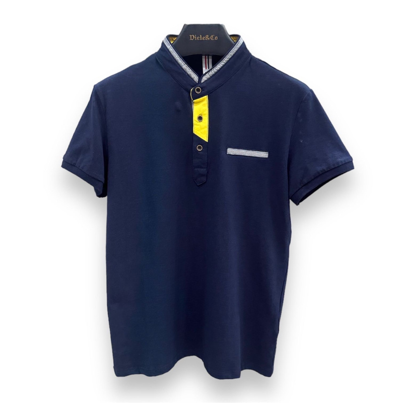Wholesaler Lysande - Mandarin collar polo shirt