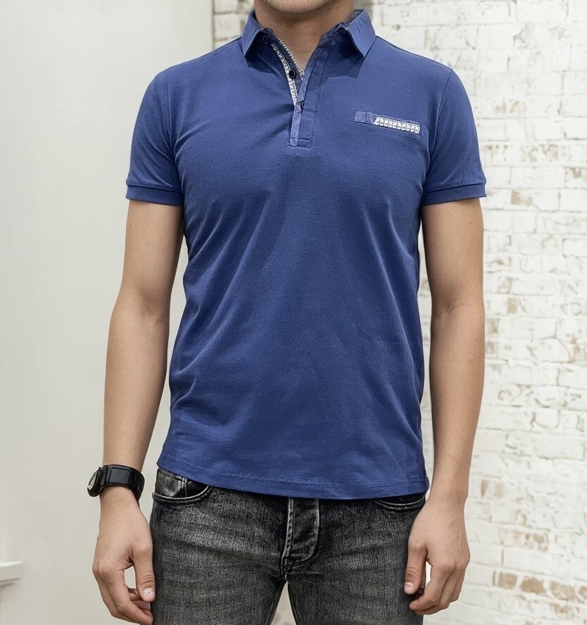 Wholesaler Lysande - Polo with collar pattern and pocket