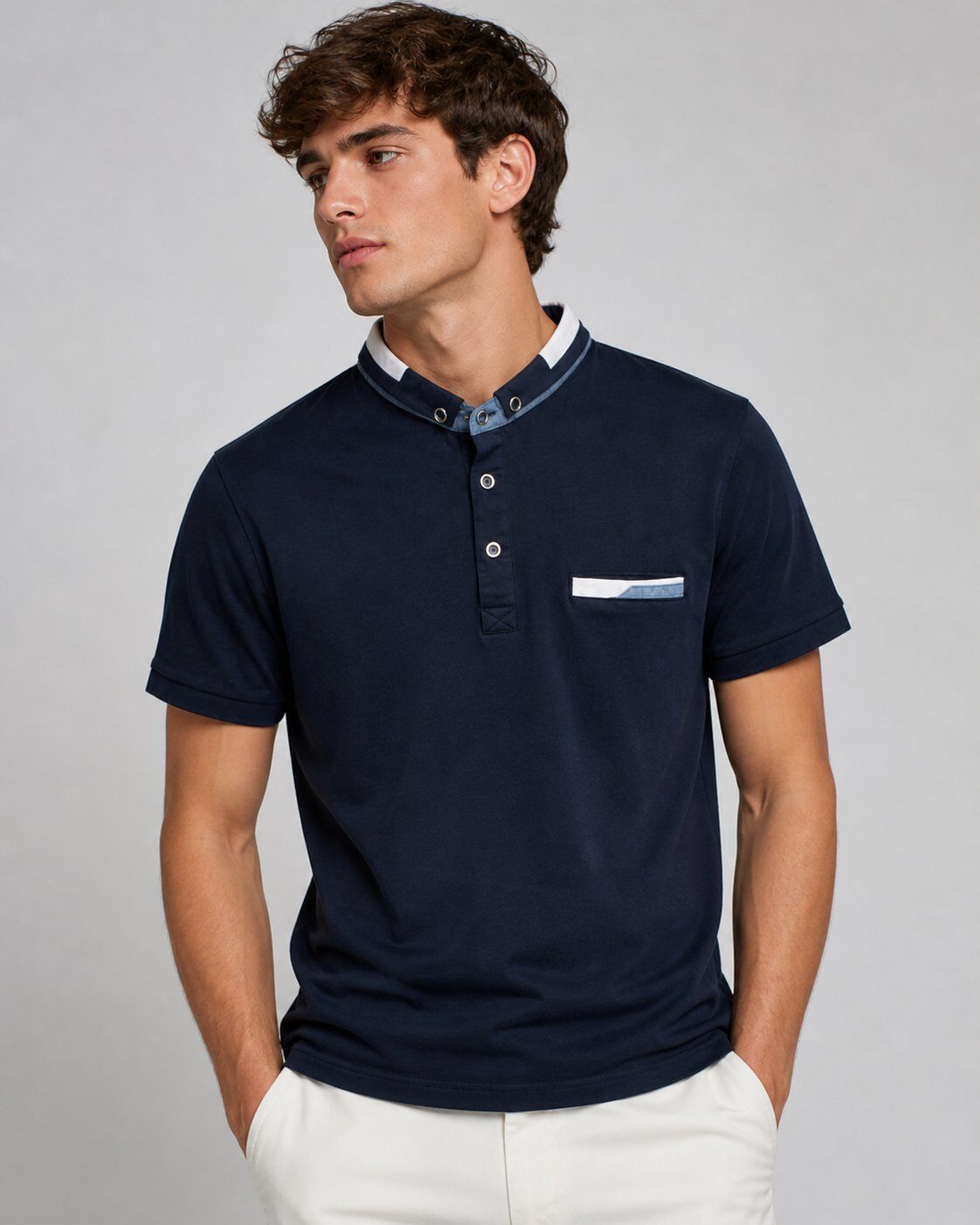 Wholesaler Lysande - Slim-fit polo, minimalist style