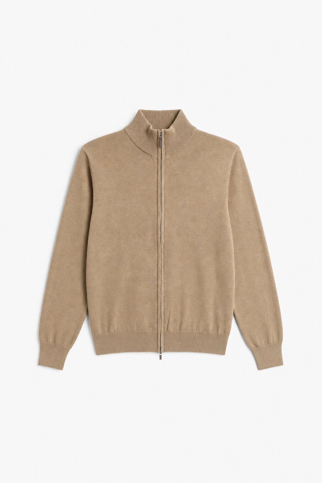 Grossiste Lysande - Gilet maille douce homme à double zip – Col montant