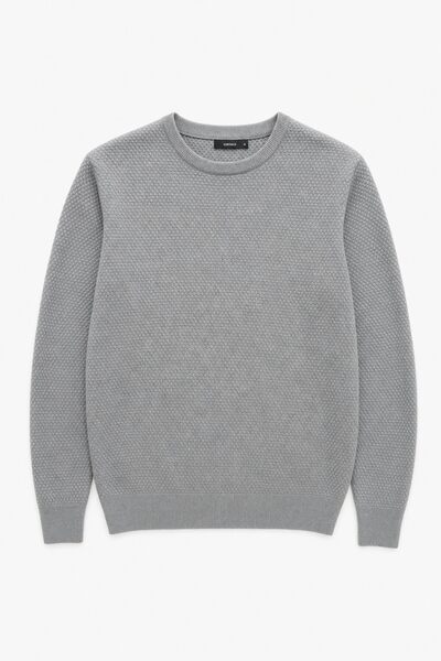 Wholesaler Lysande - Honeycomb Knit Crewneck Sweater Wholesaler Lysande - Honeycomb Knit Crewneck Sweater