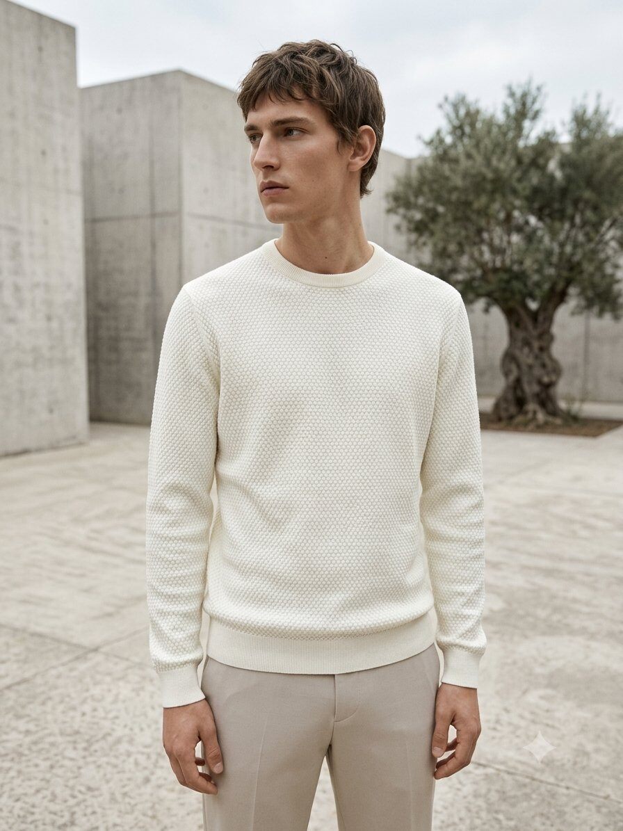 Grossiste Lysande - Pull texturé col rond