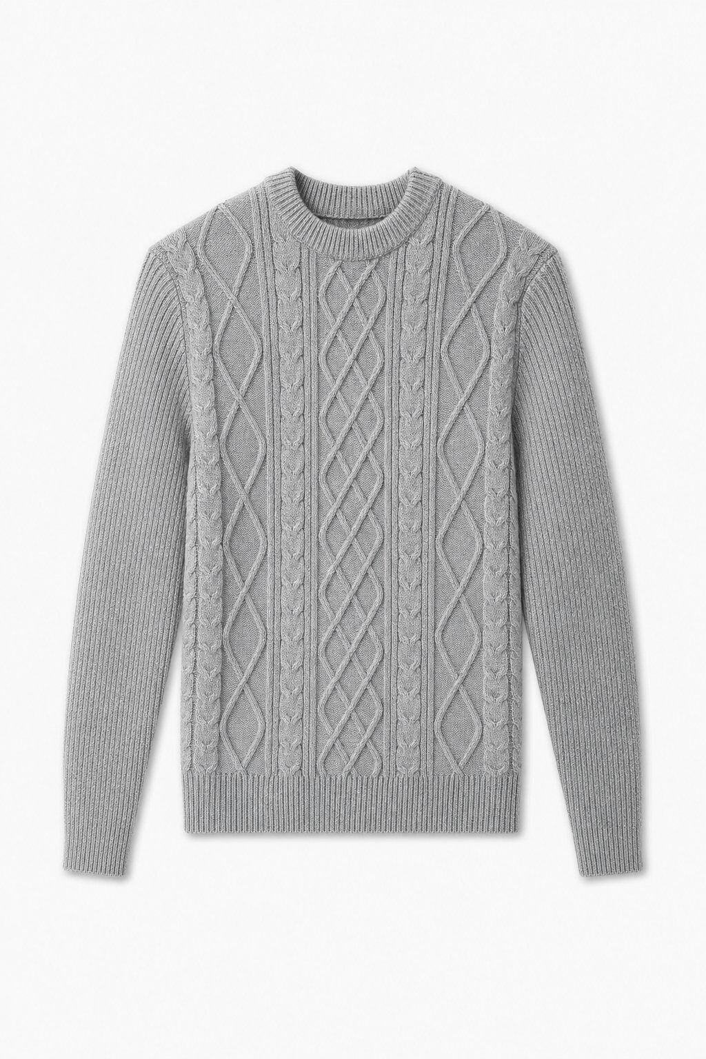 Grossista Lysande - Maglione a trecce girocollo