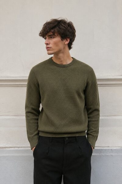 Wholesaler Lysande - Textured Knit Sweater Wholesaler Lysande - Textured Knit Sweater