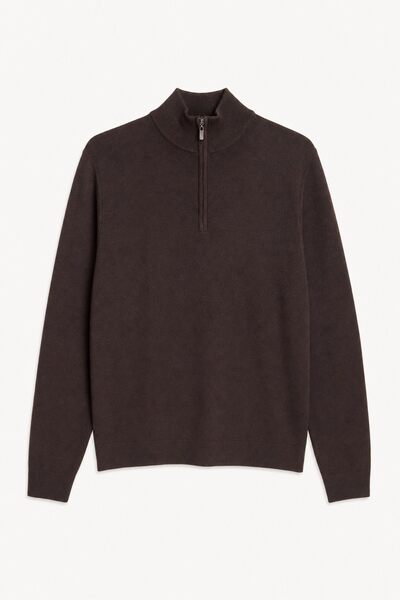 Wholesaler Lysande - Half-Zip Funnel Neck Sweater Wholesaler Lysande - Half-Zip Funnel Neck Sweater