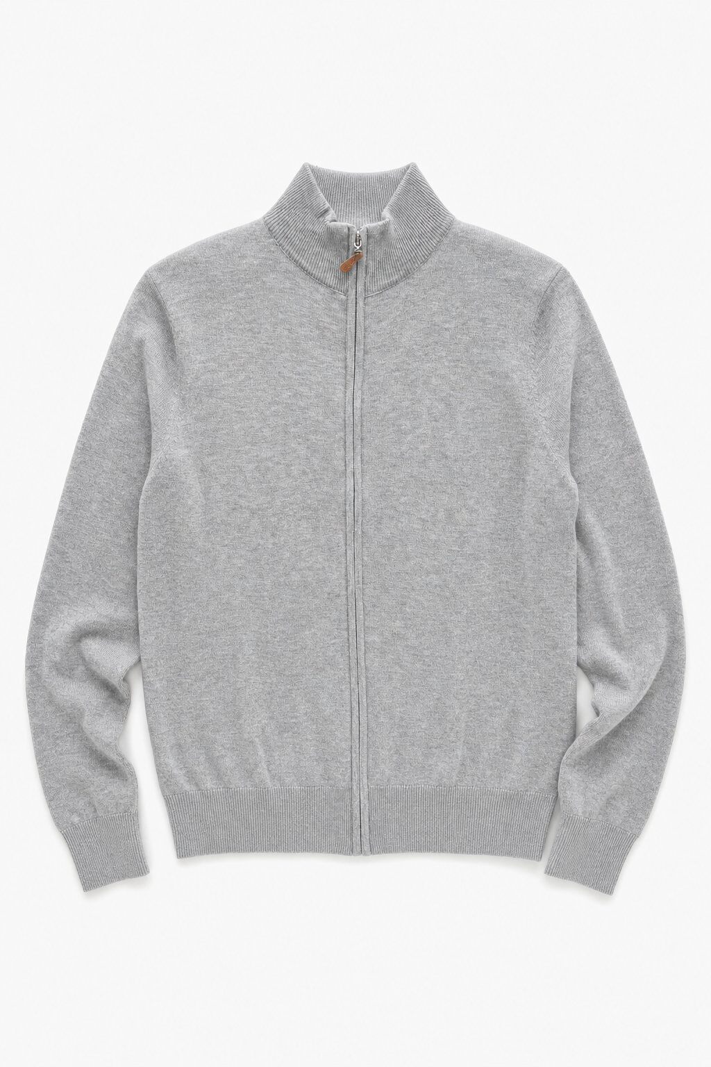 Grossiste Lysande - Gilet maille douce homme à zip – Col montant