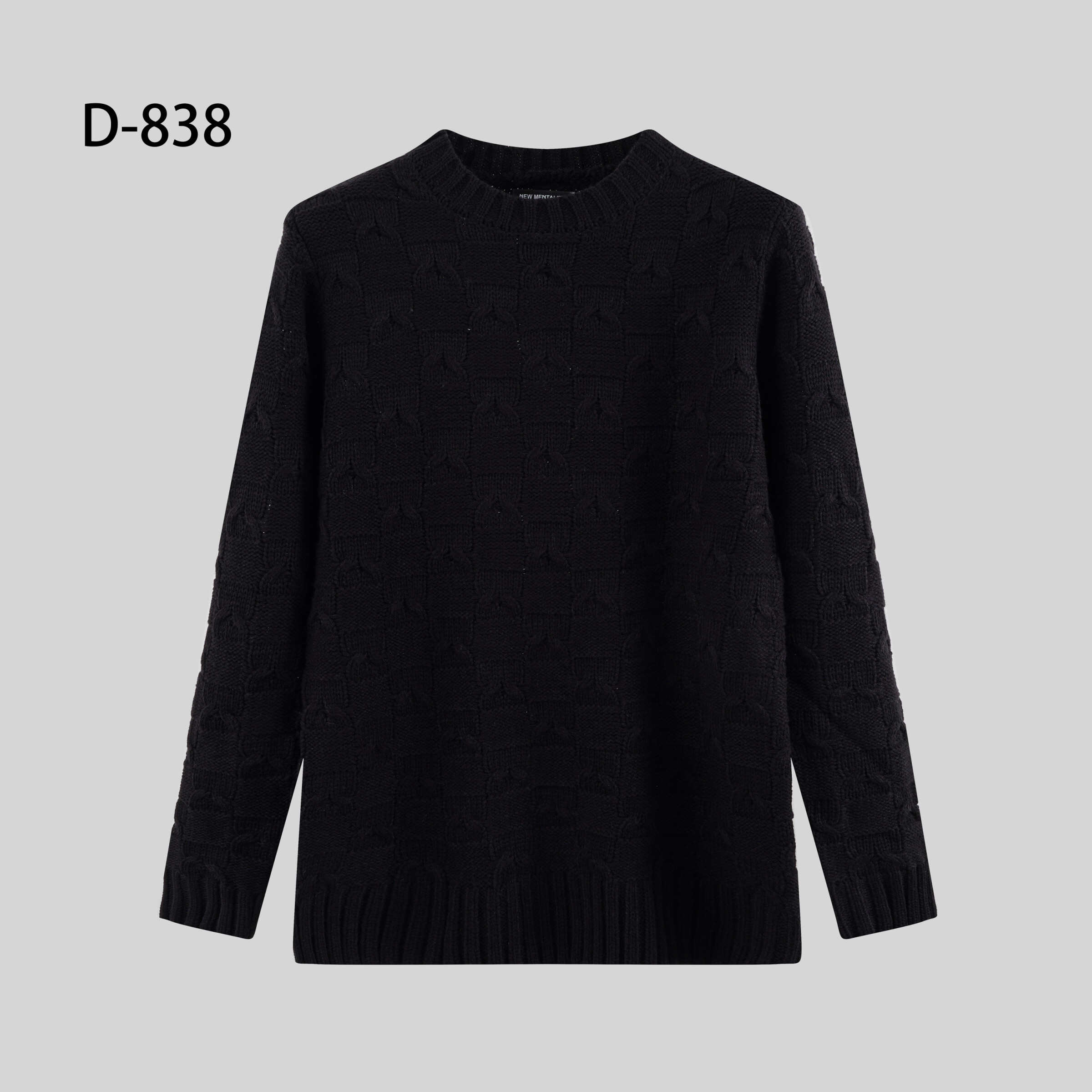 Grossiste Lysande - Pull maille torsadée crème D-838 – Col rond