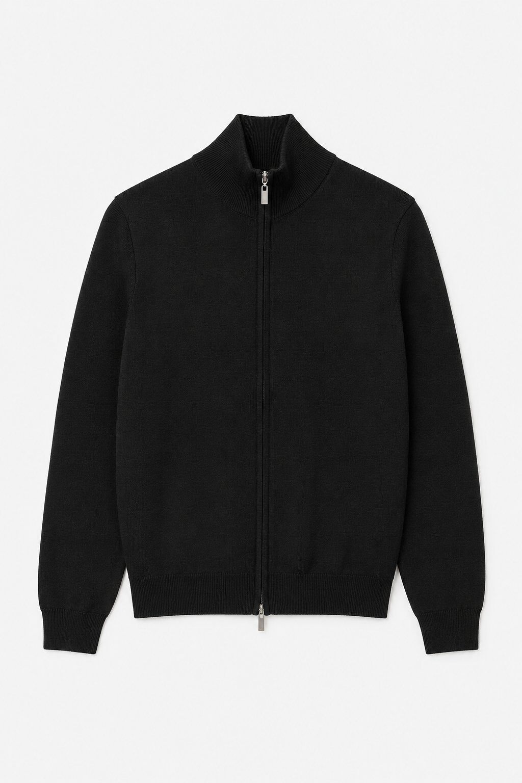 Grossiste Lysande - Gilet maille douce homme à double zip – Col montant