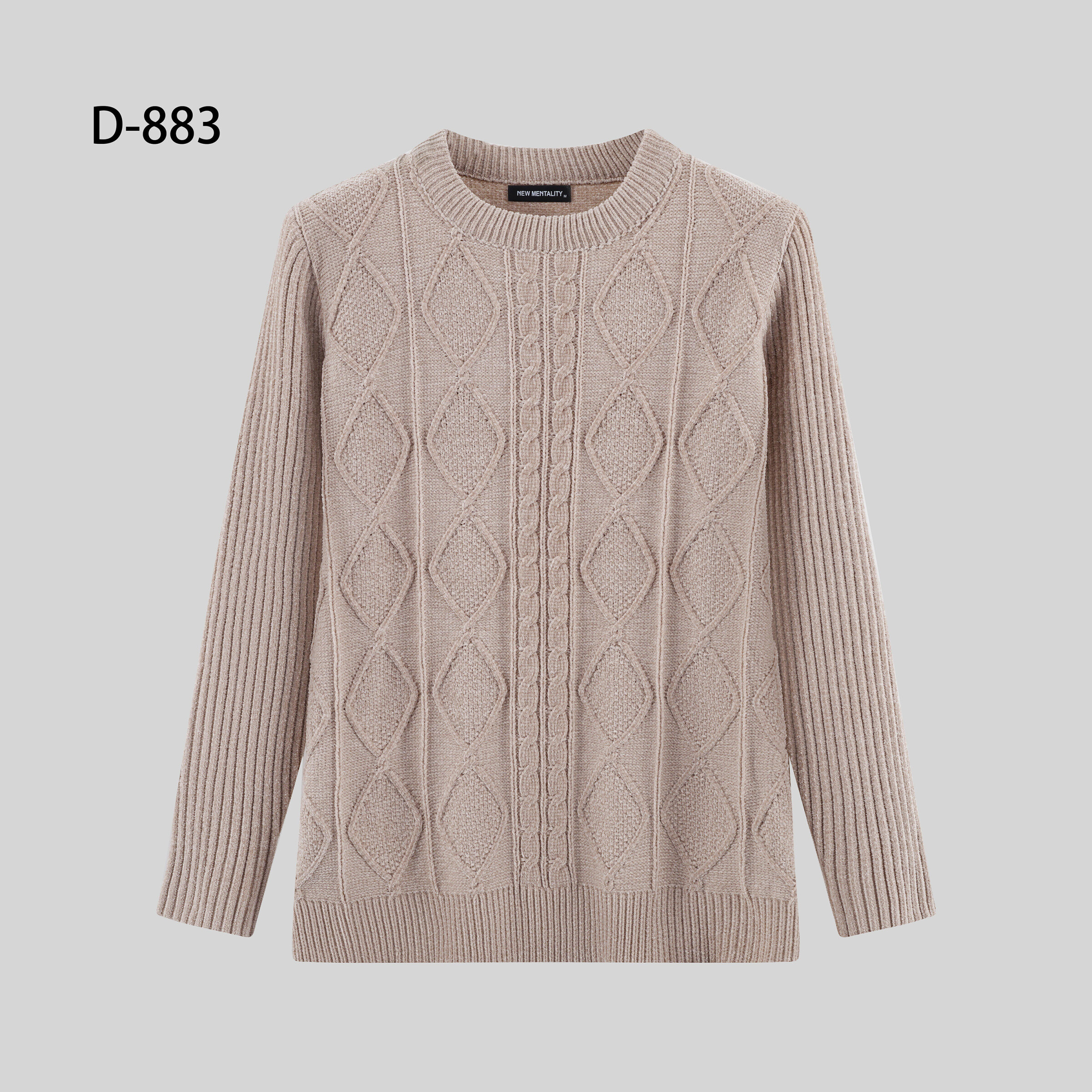 Großhändler Lysande - Dicker Samteffekt-Pullover