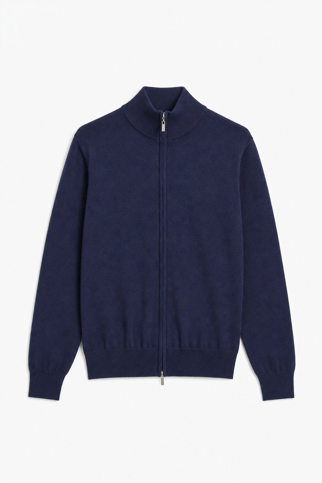 Grossiste Lysande - Gilet maille douce homme à double zip – Col montant