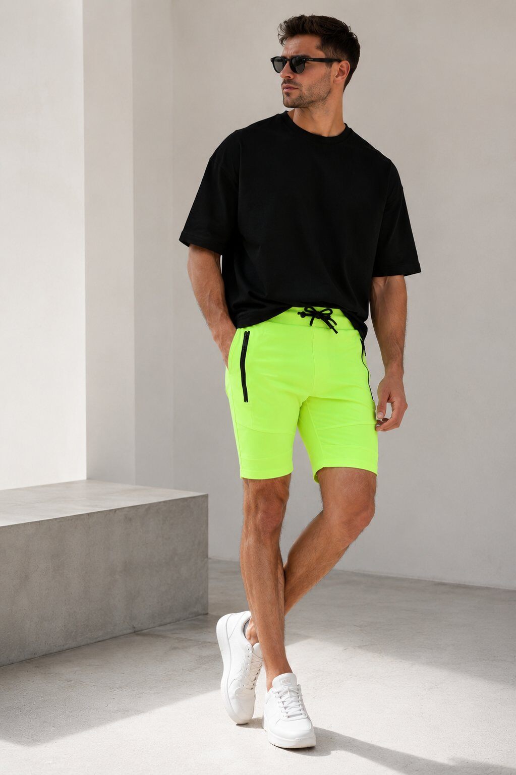Grossista Lysande - Short da Uomo Neon Performance