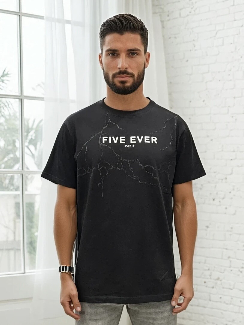 Grossista Lysande - Tshirt stampato di grandi dimensioni