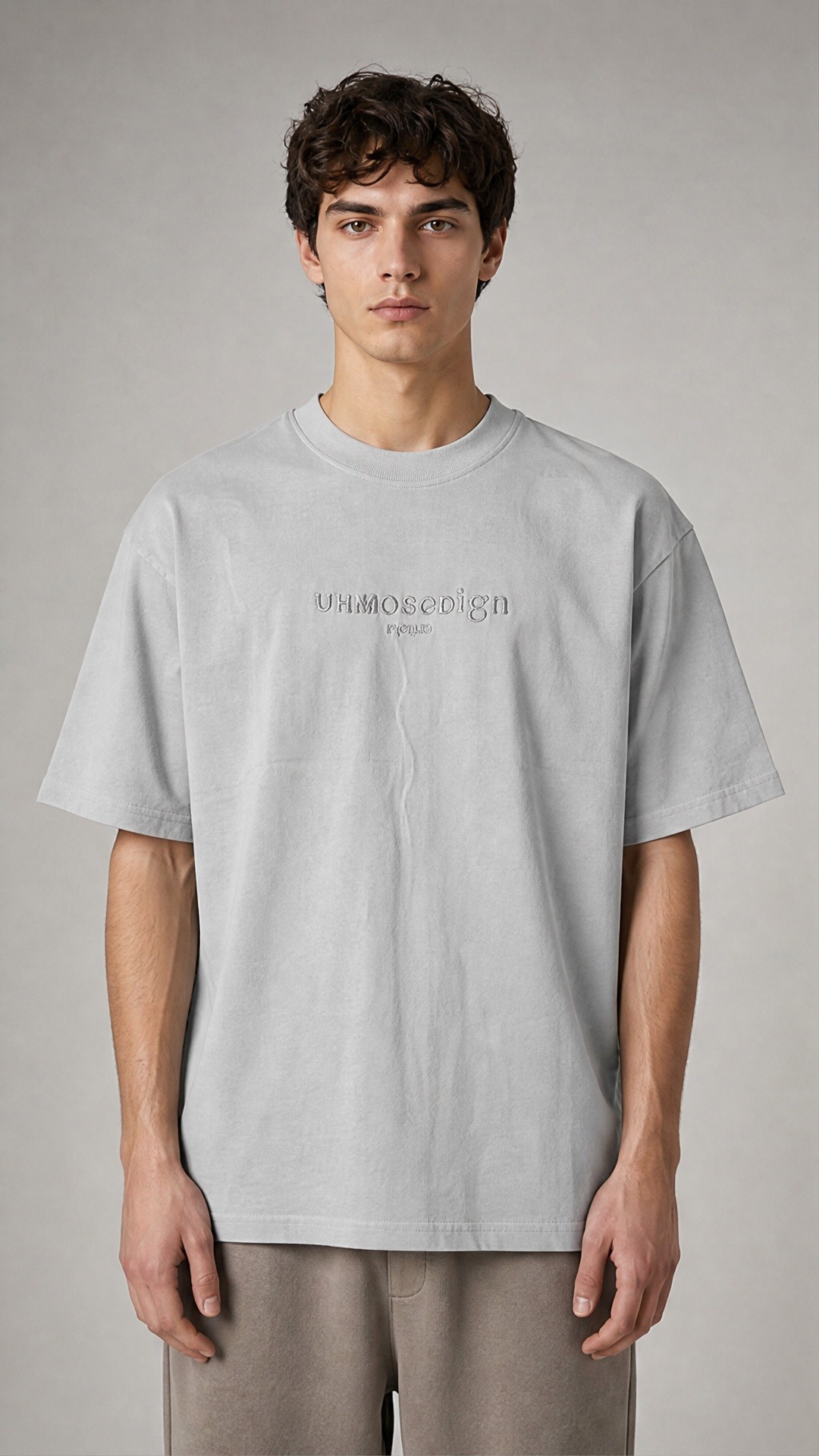 Mayorista Lysande - Camiseta gris lavado