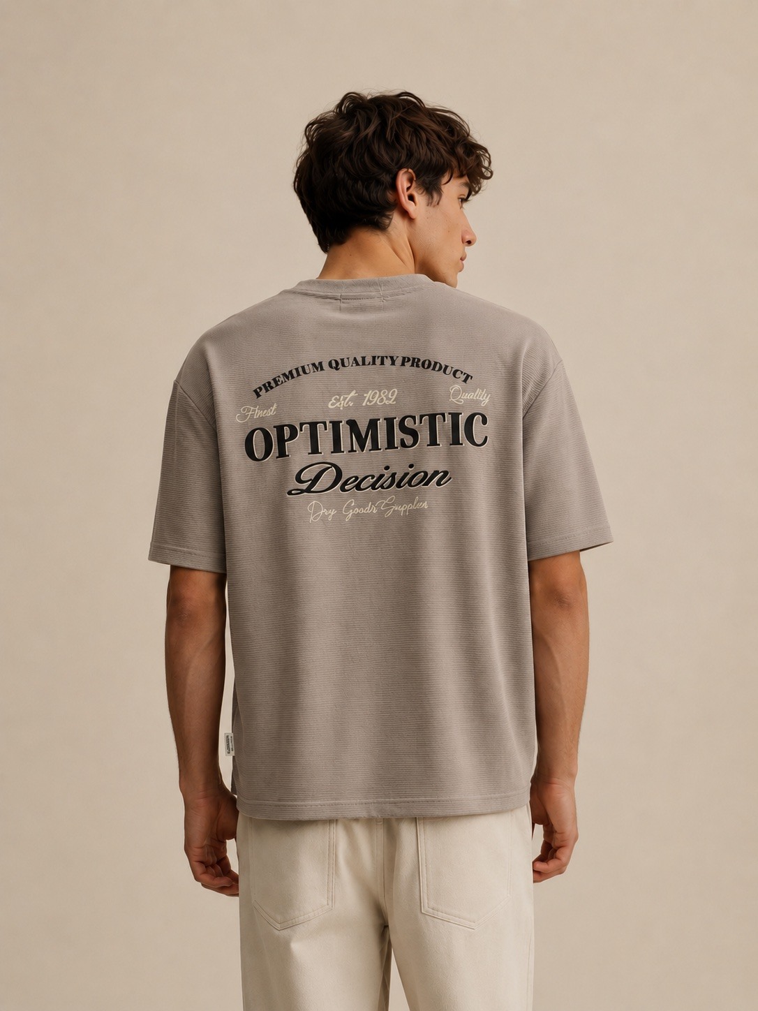 Grossista Lysande - T-shirt oversize da uomo