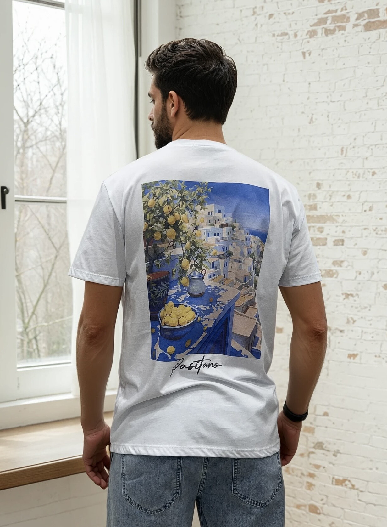 Grossiste Lysande - T-shirt imprimé homme avec visuel à l’avant et au dos