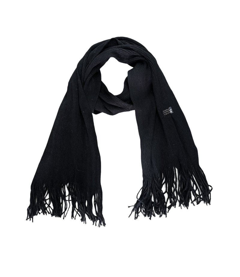 Grossiste Mac Moda - écharpe franges unie homme