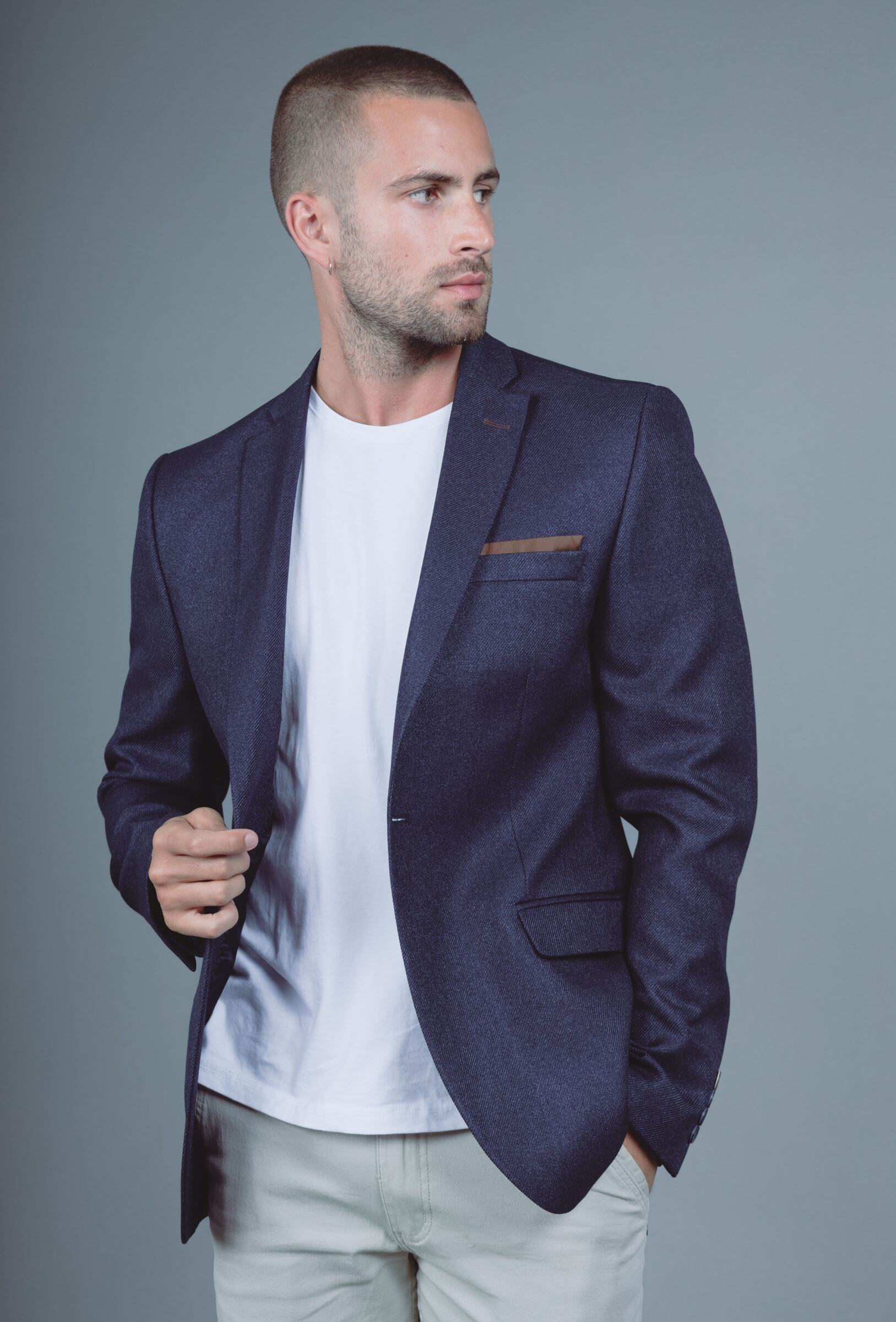 Wholesaler MACKTEN - NAVY BLAZER