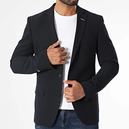 Grossiste MACKTEN - Blazer marine élasthanne