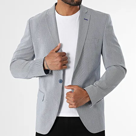 Grossiste MACKTEN - Blazer marinière ciel