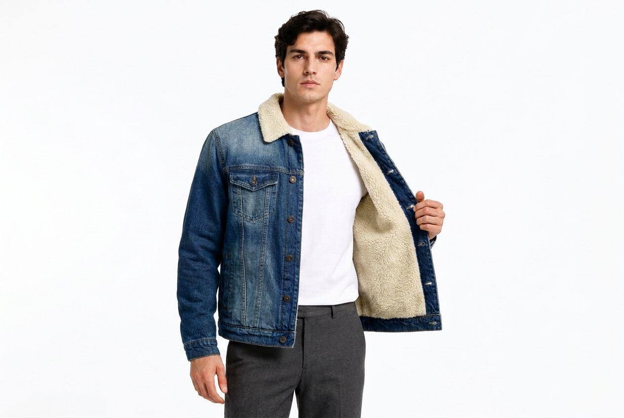 Grossiste MACKTEN - Blouson en jeans fourré