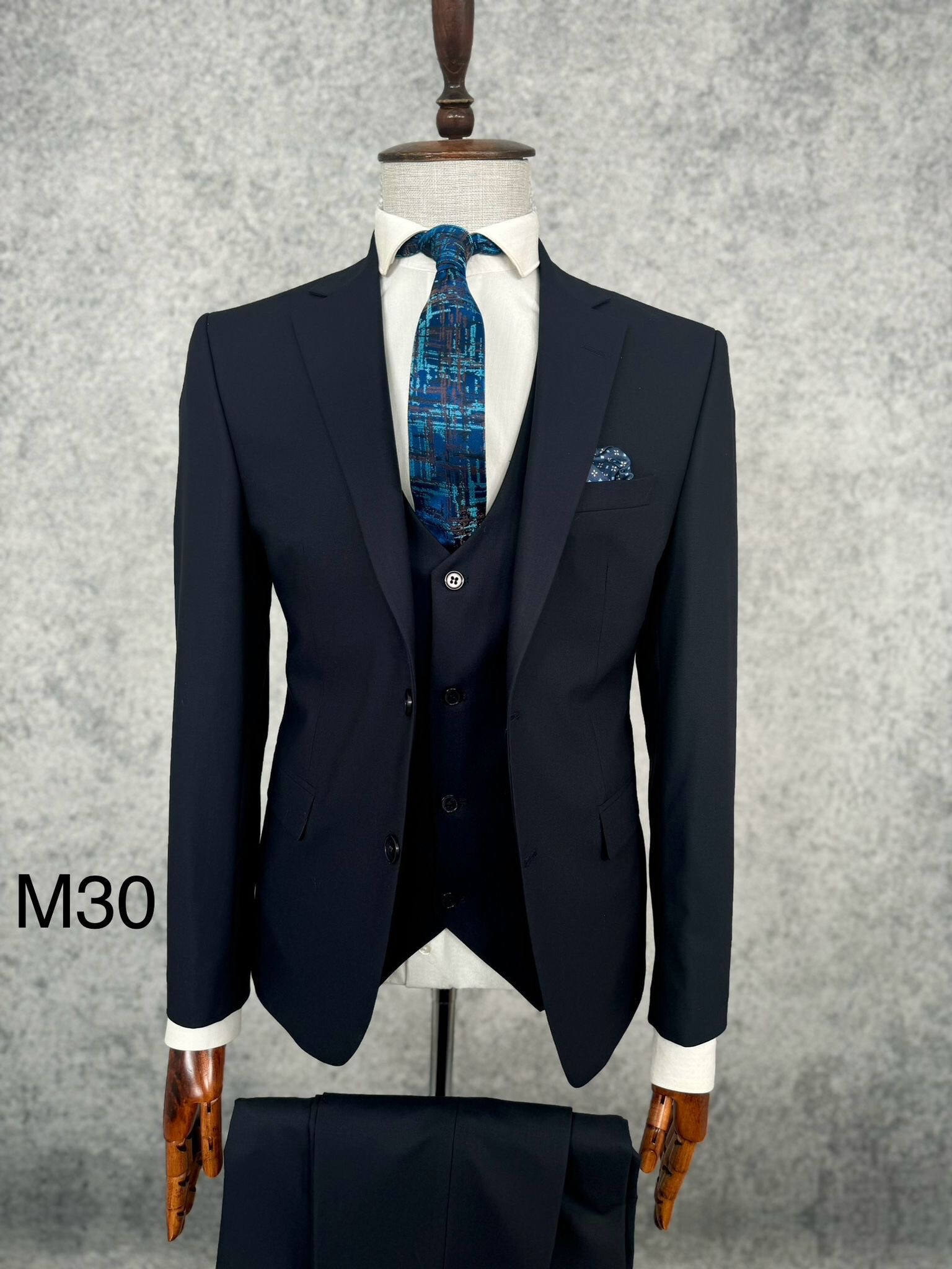 Mayorista MACKTEN - Traje de hombre Filafil Navy