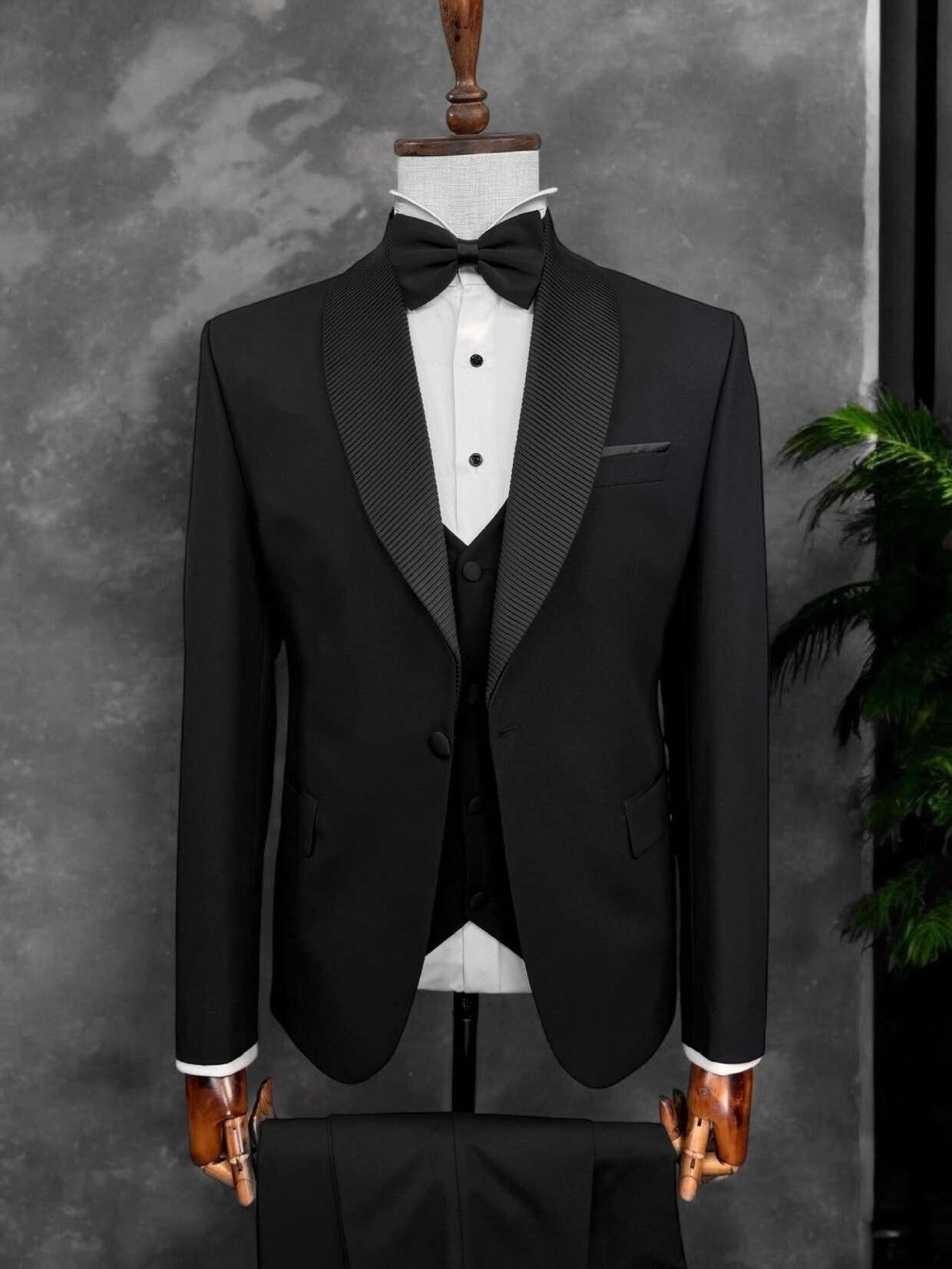 Grossiste MACKTEN - Costume 3 pcs cérémonie noir