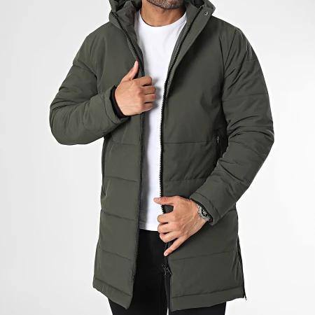 Wholesaler MACKTEN - Men's long khaki puffer jacket